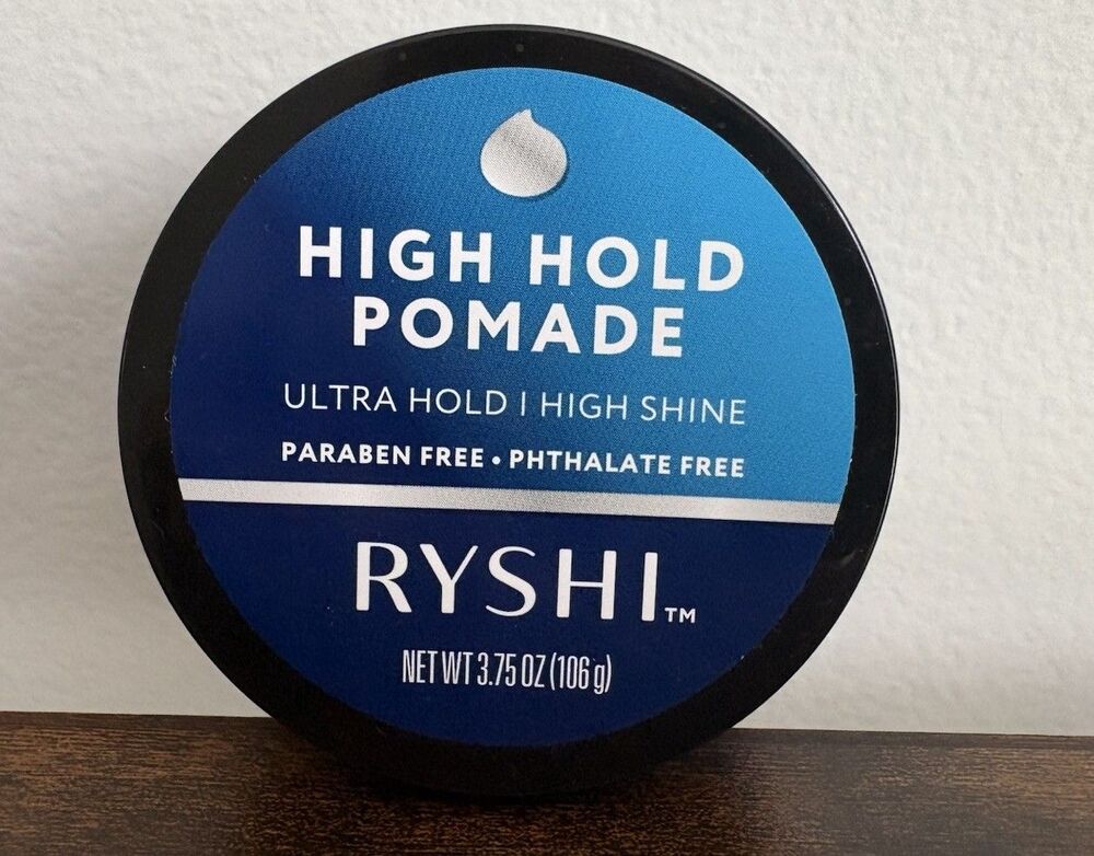Ryshi High Hold Pomade Crafted For Men Ultra Hold High Shine 3.75 oz Made In USA